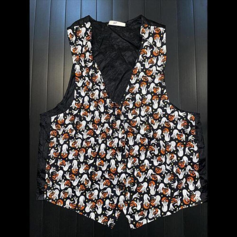Vintage Blondettes Women's Halloween Ghost Vest
